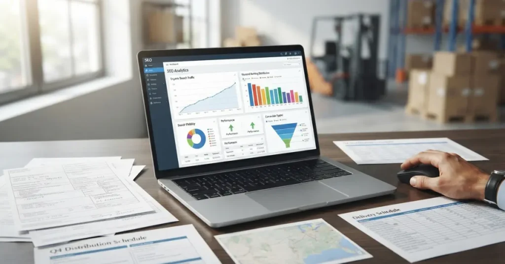 AI SEO services for logistics